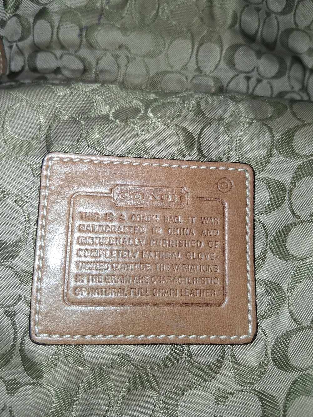 Coach Soho Camel Tan Leather Y2K Era with Buckle Strap ,Silver Hardware,COA INC. - Picture 12 of 15